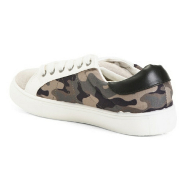 Lust for Life  Fashion Sneakers Camo Lace Leather - Picture 2 of 11